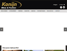 Tablet Screenshot of konijncycling.nl